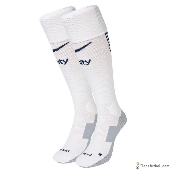 Calcetines Manchester City Replica Primera Ropa 2016/17 Blanco